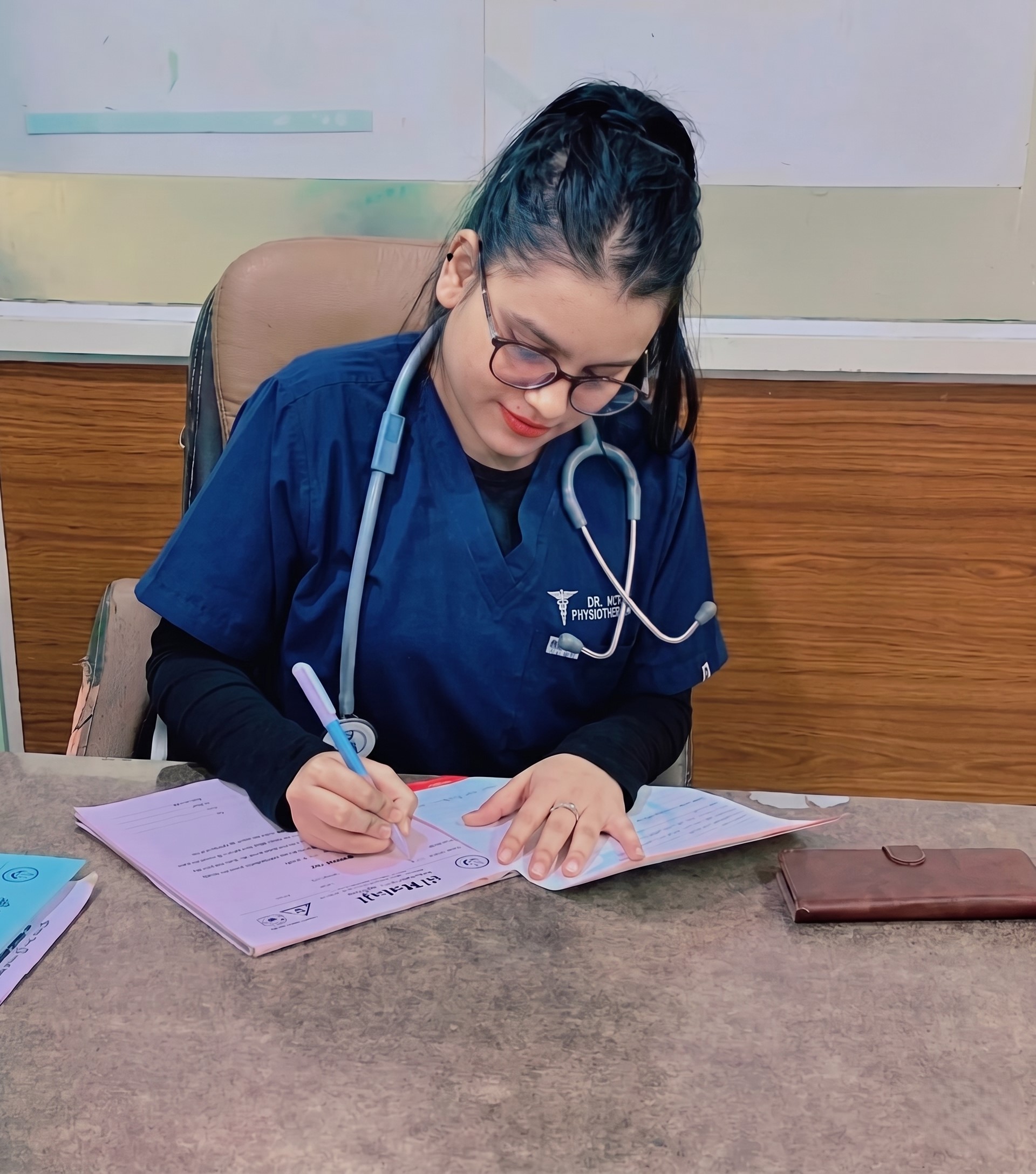 Dr. Babita Kemiya at work